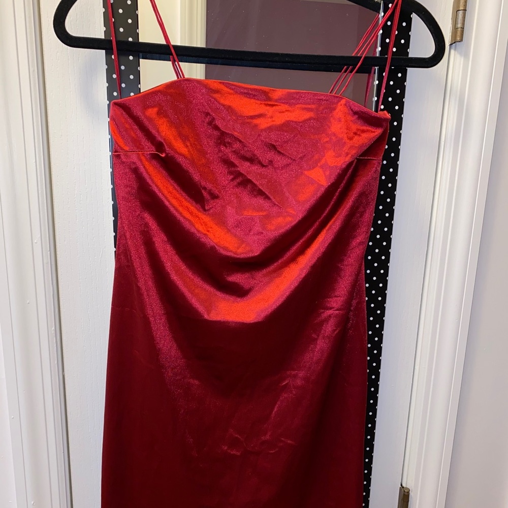 Red dress